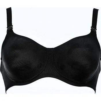 Dámské spodní prádlo ANITA Basic podprsenka na kojení bez kostic 5037 černá Obvod podprsenky: 95, Velikost košíku podprsenky: F