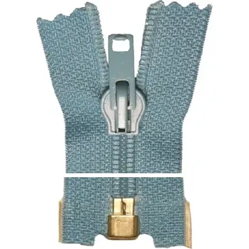 Zip Spirálový zip, dělitelný - 75cm - světle modrý - Koh-i-noor - BALENÍ 10 ks