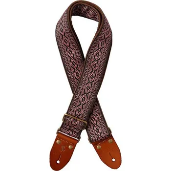 Kytarový popruh Stagg SWO-LOS-RED, tkaný nylonový popruh, vzor diamant, červený