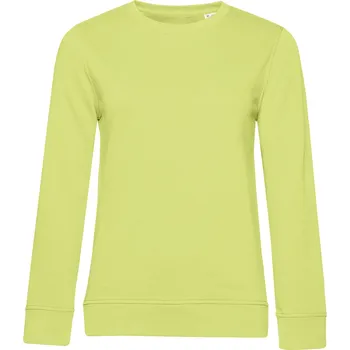 Dámská mikina B&C Collection Dámská mikina B&C Collection Organic Crew Limetková S