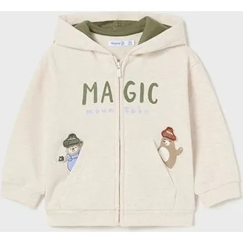 Chlapecká mikina dětská mikina klokanka se zvířátky Mayoral 2475-36 velikost 98