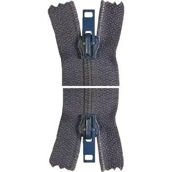 Zip Spirálový zip, nedělitelný - 70cm - modrý - WICO - BALENÍ 10 ks