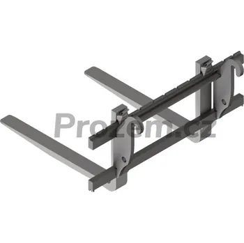 zvedák Paletové vidle kompletní 2500 kg, 1345 mm, ISO 2B, JCB-SW pro JCB