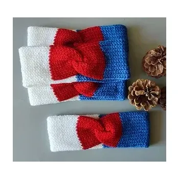 Zimní čelenka Čelenky v českých národních barvách