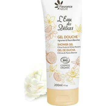 Sprchový gel FLEURANCE NATURE Sprchový gel l'Eau des Délices Agrumes - Fleurs blanches 200ml
