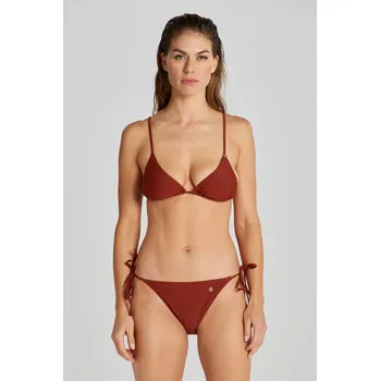 Dámské plavky PLAVKY GANT TRIANGLE VRCHNÍ DÍL SYRUP BROWN