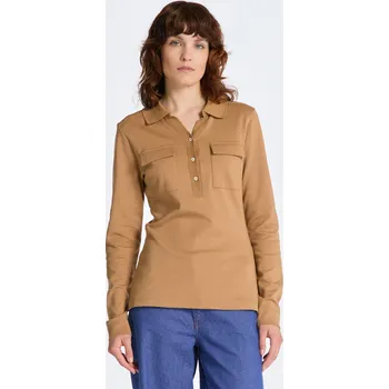 POLOKOŠILE GANT SLIM POLO JERSEY SHIRT WARM KHAKI