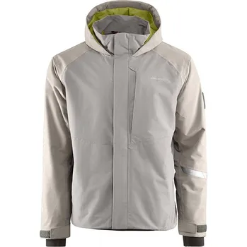 Rybářské oblečení Bunda Grundéns Transmit X Jacket - Squall Grey Velikost XXL