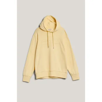Pánské oblečení MIKINA GANT REG TONAL SHIELD HOODIE YELLOW SHINE