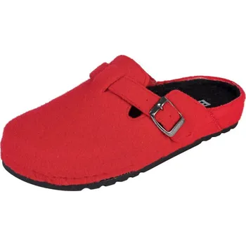 Dámské pantofle Buxa Dámské plstěné pantofle BZ155 - Červená Velikost: 40