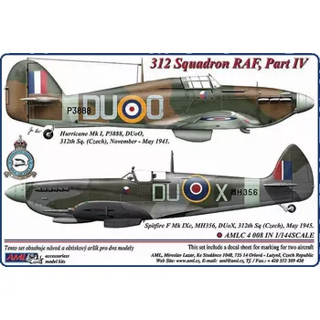 Plastikový model AML 1/144 Decals 312 th Squadron RAF, Part IV
