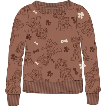 Chlapecká mikina Eplusm Chlapecká mikina TLAPKOVÁ PATROLA přes hlavu hnědá Barva: Hnědá, Velikost: 110/116