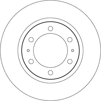 Brzdový kotouč Brzdový kotouč TRW DF6726S