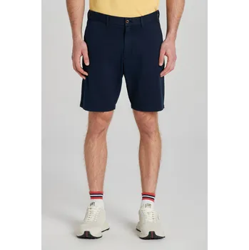 Pánské oblečení ŠORTKY GANT DOBBY RELAXED SHORTS EVENING BLUE