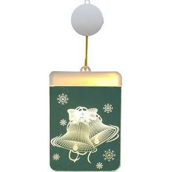 Vánoční dekorace VERK GROUP 3D Vánoční Vitrážové Okenní Dekorace