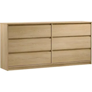 Komoda MANAMI | komoda K6S | 181,2 cm | dub cremona