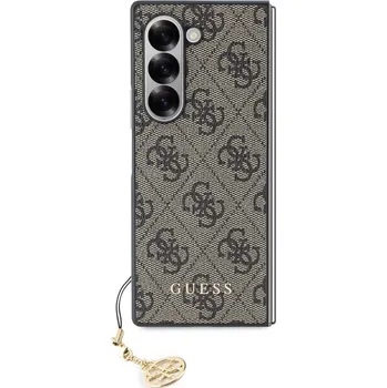 Telefonní příslušenství Zadní kryt Guess 4G Charm pro Samsung Galaxy Z Fold6, hnědá