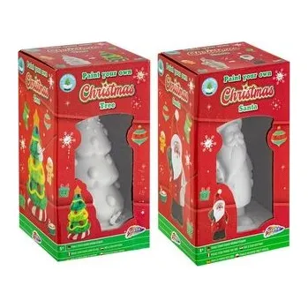 Figurka FIGURKA VYMALUJ SI SÁM SANTA/STROM 23CM, 2ASS