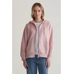 MIKINA GANT REL SHIELD ZIP HOODIE FADED PINK