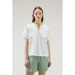HALENKA WOOLRICH POPLIN BLOUSE PLASTER WHITE
