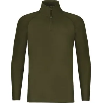 Rybářské oblečení Korda Triko Kool UPF Zip Jersey Dark Olive - XXL