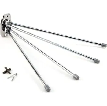 Držák na ručník Věšák na ručník 4 ramenný CHROM 50cm KLC