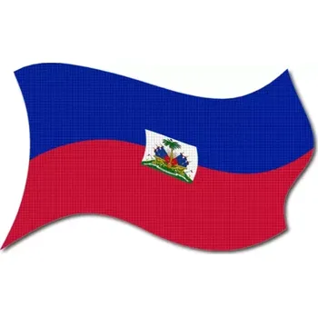 Vlajka Pelisport Haitská vlajka vlající