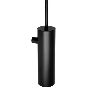 WC štětka Deante Nástěnný toaletní WC kartáč, černá matná ADR_N721