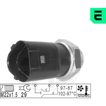Klimatizace automobilu Teplotní spínač, větrák chladiče ERA 330230