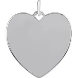 Stříbrný přívěsek srdce Taylor