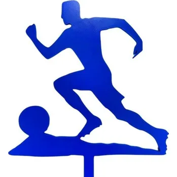 Party dekorace Zápich - fotbalista červený