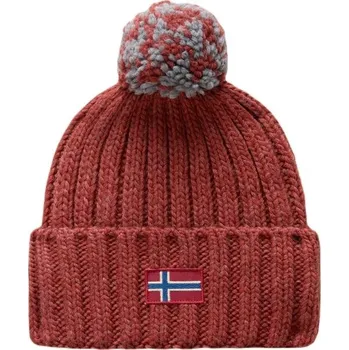 Čepice Zimní čepice Napapijri SEMIURY 4 OS Červená, Šedá, Tmavě modrá