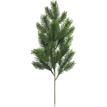 umělá květina umělá větev, Borovičový větev - Pine spray Nosse zelený 50cm