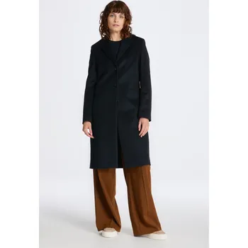 Dámský kabát KABÁT GANT WOOL BLEND TAILORED COAT EVENING BLUE