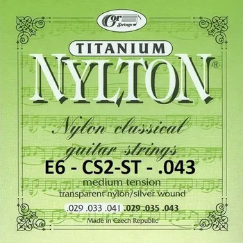 Struna pro kytaru a smyčcový nástroj NYLTON E6 CS2-ST - nylonová struna .043