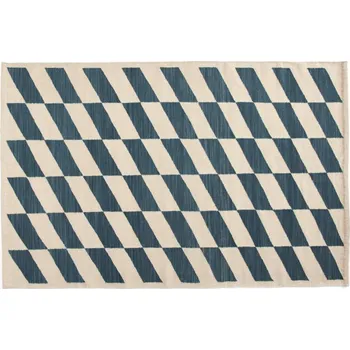 Koberec HAY Koberec Shift Kelim 140x200, blue