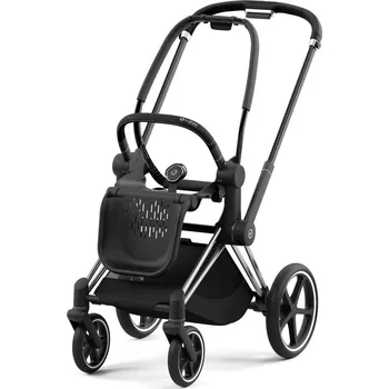 Kočárek CYBEX Platinum Priam podvozek e-Priam Chrome Black + Seat
