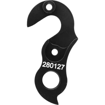 přehazovačka intec patka přehazovačky 280127 frézovaná elox černá