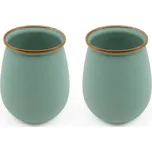 Sada smaltovaných sklenic Tumbler mint BAREBONES | 600ml | 2ks
