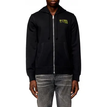 Pánská mikina MIKINA DIESEL S-GINN-HOOD-ZIP-K11 SWEAT-SHIR BLACK4