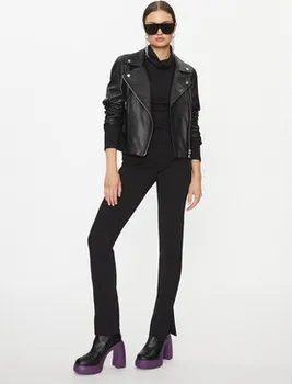Dámské kalhoty Noisy May Kalhoty z materiálu Jasa 27026062 Černá Straight Fit S_34