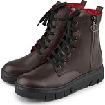 Vlnka Dámské kožené zimní boty na zip Romana hnědá velikost obuv dospělí 38