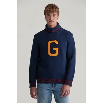 Pánské oblečení ROLÁK GANT SEASONAL G TURTLENECK EVENING BLUE