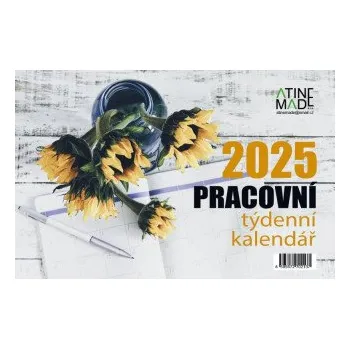 Kalendář Kalendář 2025 Pracovní velký, stolní, týdenní, 225 x 150 mm