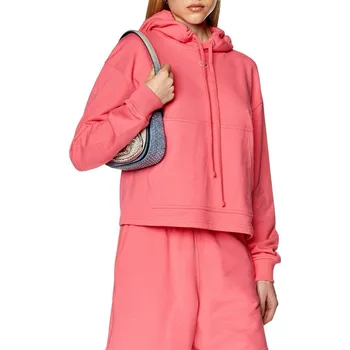 Dámská mikina MIKINA DIESEL F-JARAL-HOOD-D SWEAT-SHIRT HONEYSUCKLE