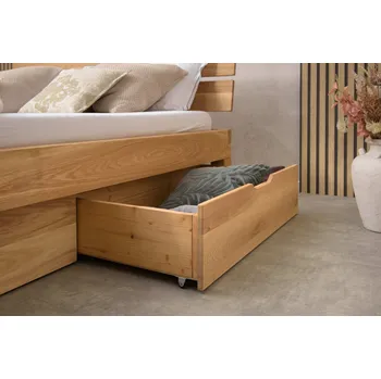 Dubový šuplík pro postel Siena