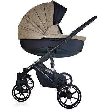 Kočárek Kombinovaný kočárek Firkon Vesta č.52 GG béžová /černá rukojeť 2025 Konstrukce: Černá + rukávník zdarma