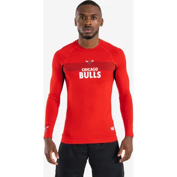 Pánské tričko TARMAK Basketbalový spodní dres NBA Chicago Bulls UT500 2XL ČERNÁ|ČERVENÁ