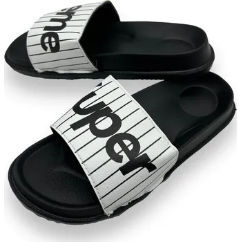 Pánské pantofle Camo Pánské bílé pantofle 02 Barva: Bílá, Velikost: 37