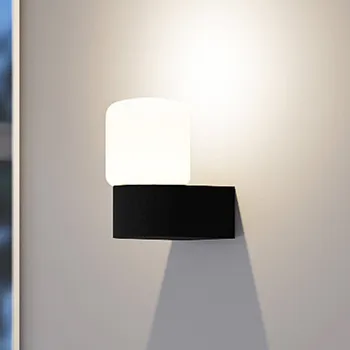 Venkovní osvětlení Venkovní nástěnná lampa Molto Luce Lanu Flat, černá, hliník/sklo 1 x 5 W LED - Doprava zdarma